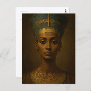 Nefertiti Vintage Style Art Postcard