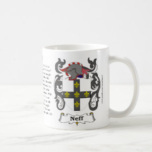 Neff, Origin, Meaning and the Crest on a mug