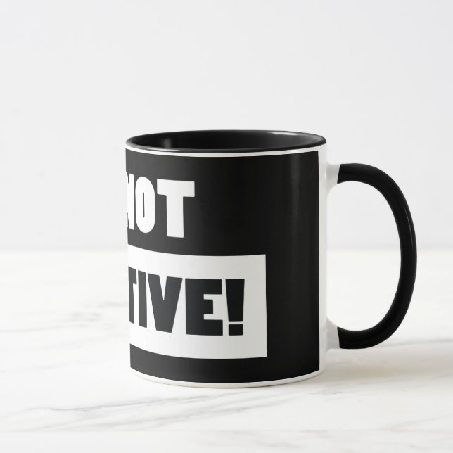 Negative (black) mug (Right)