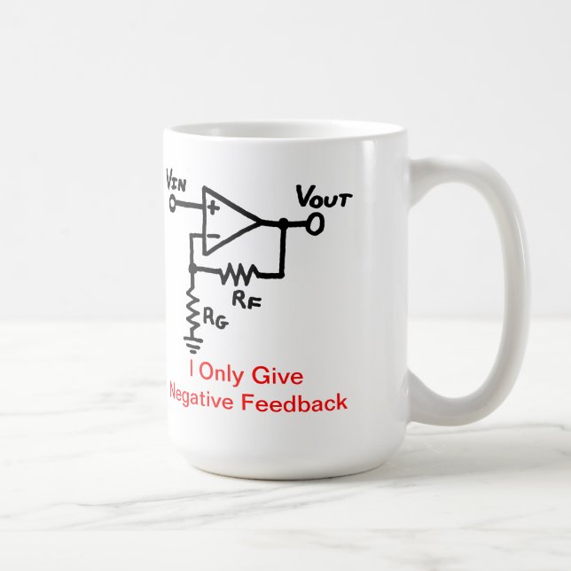 Negative Feedback Coffee Mug (Right)