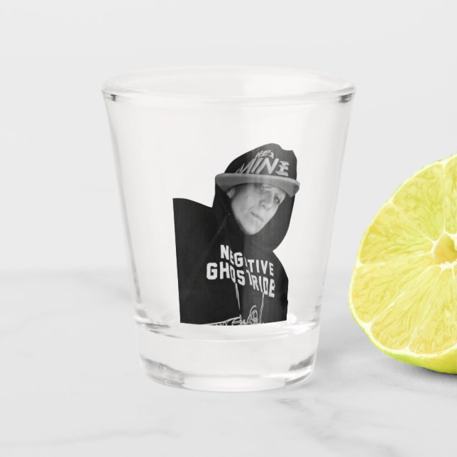 Negative Ghostrider Shot glass (Front)