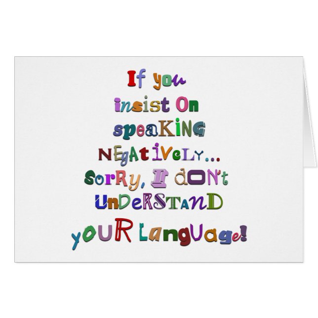 Negative Language (Front Horizontal)