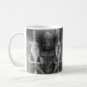 Negative Photo Shroud of Turin Crucifixion Coffee Mug