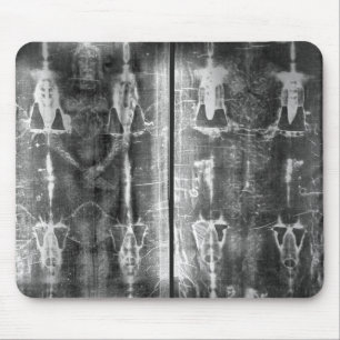 Negative Photo Shroud of Turin Crucifixion Mouse Pad