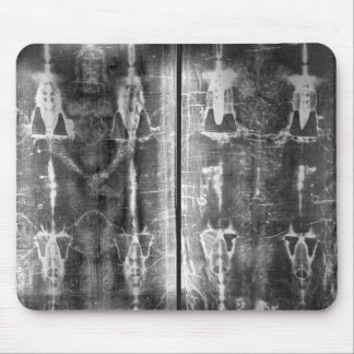 Negative Photo Shroud of Turin Crucifixion Mouse Pad