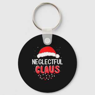 Neglectful Santa Claus Christmas Matching Costume  Key Ring