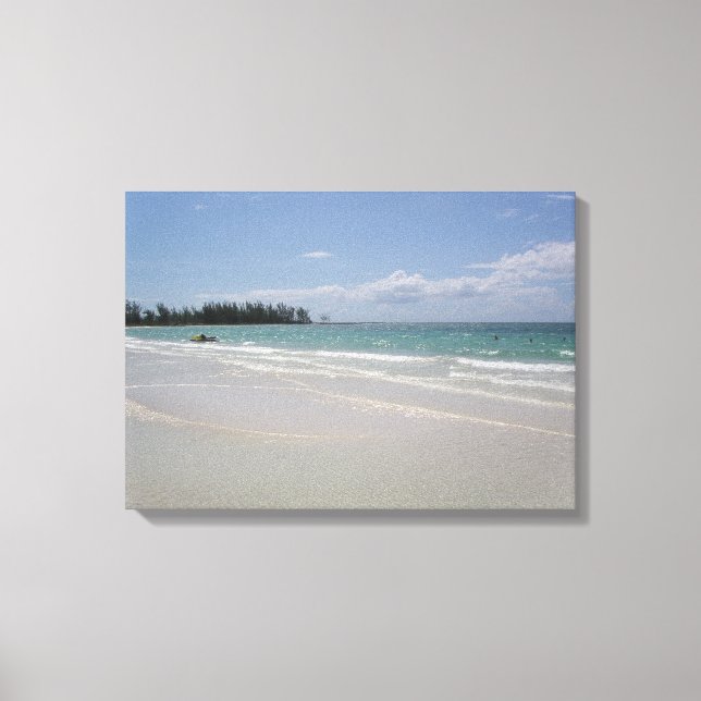 Negril, Jamaica Beach Canvas Print (Front)