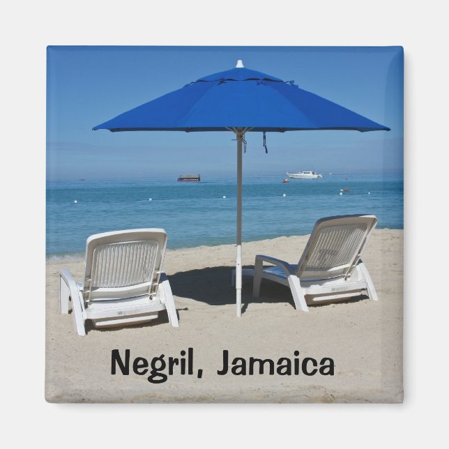 Negril, Jamaica Beach Magnet (Front)