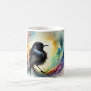 Negrita Bird in Serenity 031124AREF103 - Watercolo Coffee Mug