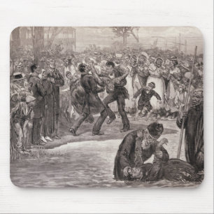 Negro Baptism in the United States Mouse Pad