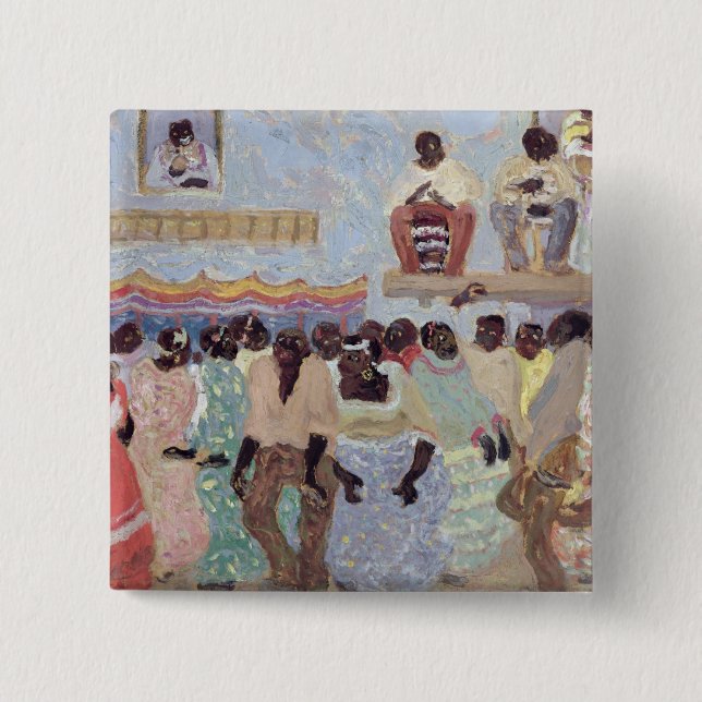 Negro Dance 15 Cm Square Badge (Front)