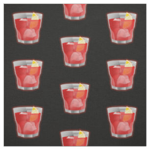 Negroni Cocktail Fabric