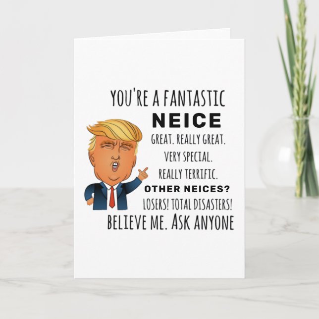 Neice Best Gift Card (Front)