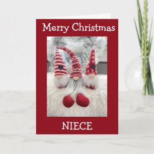**NEICE** MERRY CHRISTMAS FROM GNOME HOLIDAY CARD
