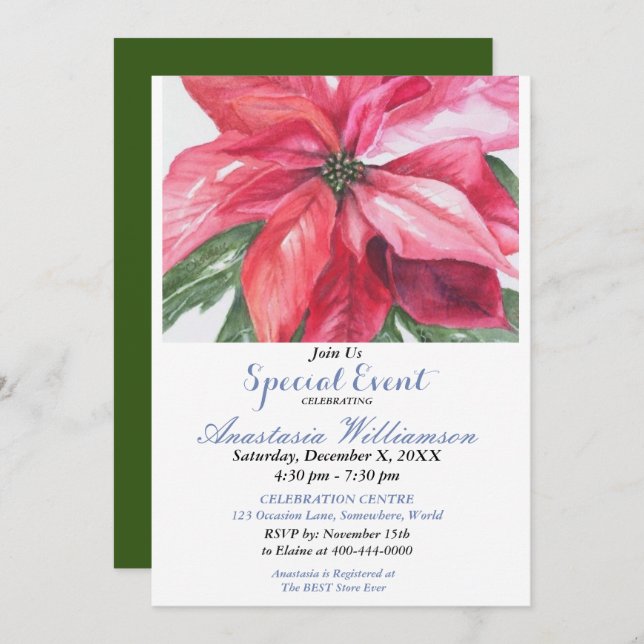 NEIGHBORHOOD OPEN HOUSE PARTY EVENT INVITE (Front/Back)