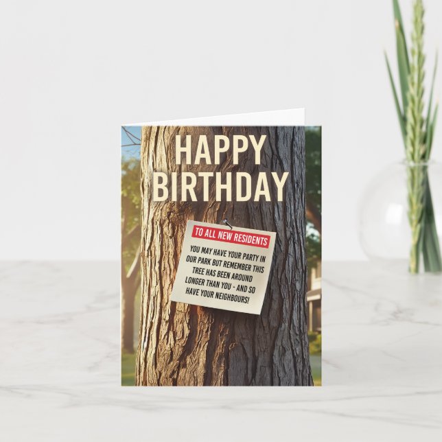 Neighborhood Tree Wisdom Card (Front)