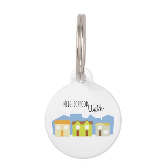 Neighborhood Watch Pet Tag (Front)