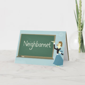 Neighbornet Greeting Card