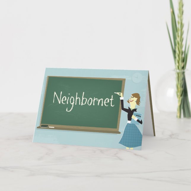 Neighbornet Greeting Card (Front)