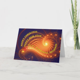 Neighbour, a Christmas wish Holiday Card