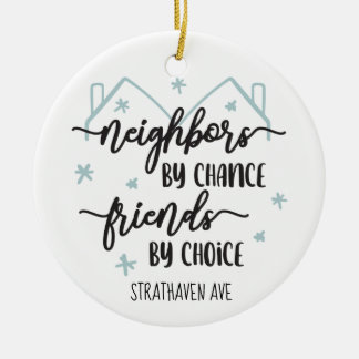 Neighbour Christmas Tree ornament gift Custom