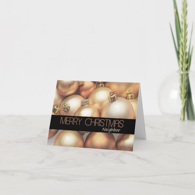 Neighbour Merry Christmas card (Front)