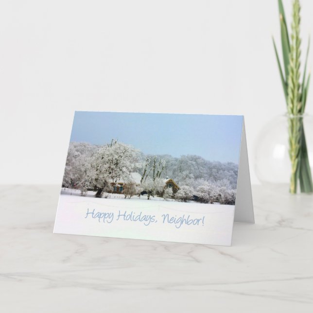 Neighbour Merry Christmas card (Front)