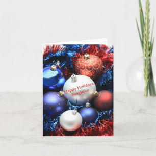 Neighbour Merry Christmas card