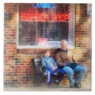 Neighbourhood Barber Shop Tile