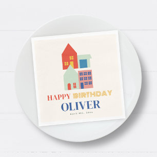 Neighbourhood Birthday Party Napkin