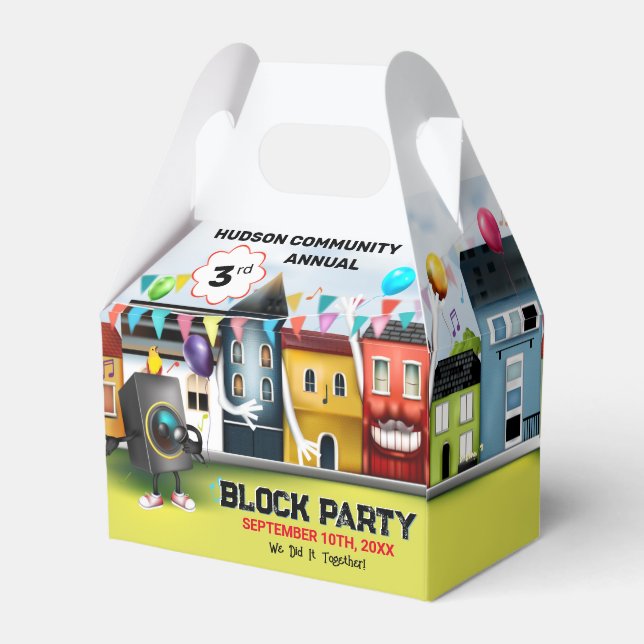 Neighbourhood Block Party Favour Box (Back Side)