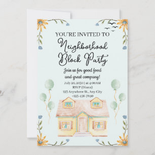 Neighbourhood Block Party Invitation