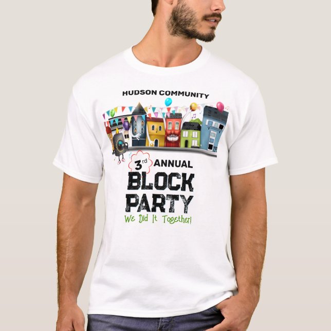 Neighbourhood Block Party T-Shirt (Front)