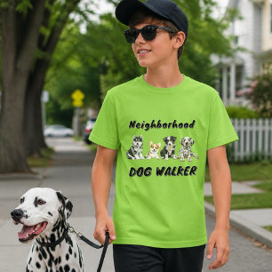 Neighbourhood Dog Walker Business T-Shirt