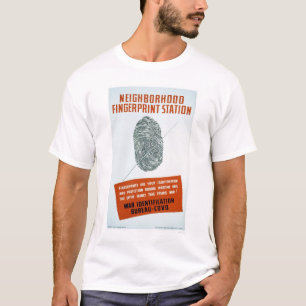 Neighbourhood Fingerprint Station - WPA T-Shirt