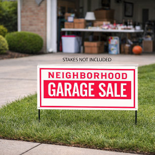 Neighbourhood Garage Sale Banner