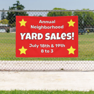Neighbourhood Garage Sales Custom Banner