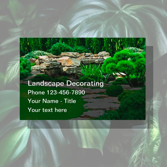 Neighbourhood Landscaping Services Business Card (Creator Uploaded)