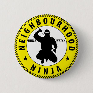 neighbourhood Ninja 6 Cm Round Badge