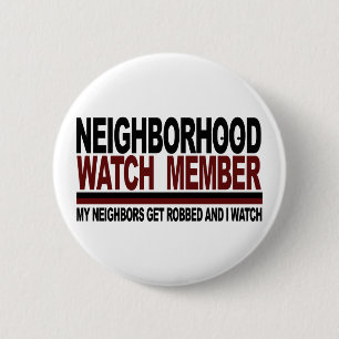 Neighbourhood Watch Member 6 Cm Round Badge