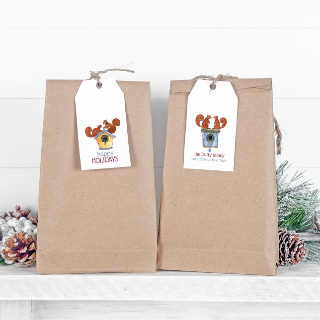 Neighbours Holiday Squirrels Gift Tags (Creator Uploaded)