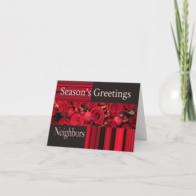 Neighbours Merry Christmas card (Front)