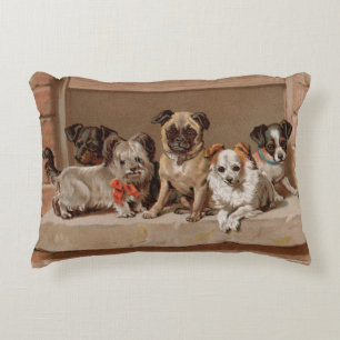 Neighorhood Watch Dogs Accent Pillow