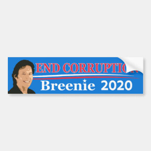 NEIL BREEN END CORRUPTION parody campaign sticker