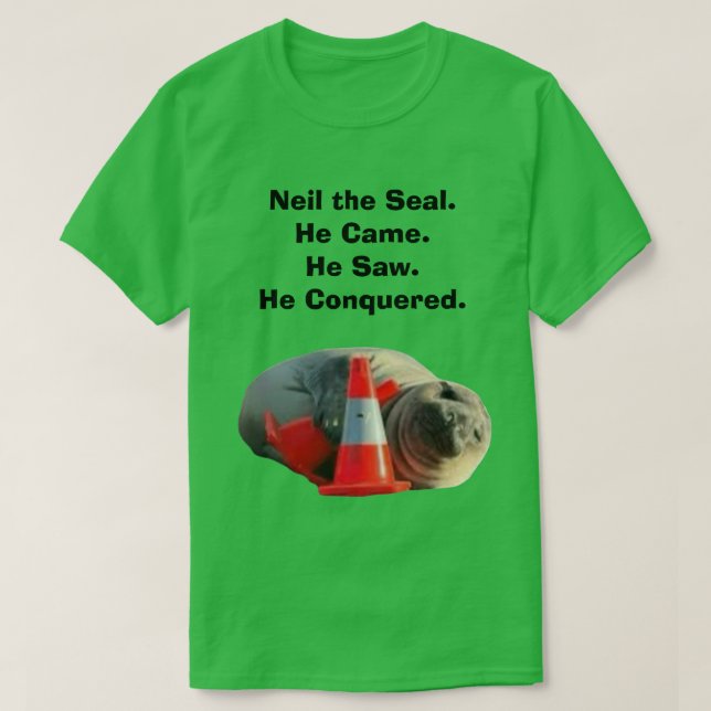 Neil Conquered T-Shirt (Design Front)