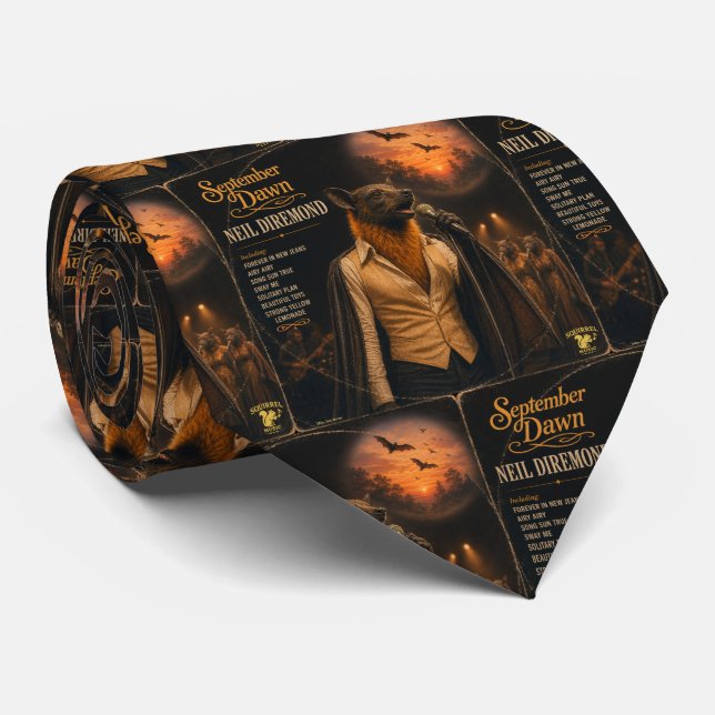 Neil Diremond: a Parody Tie (Rolled)