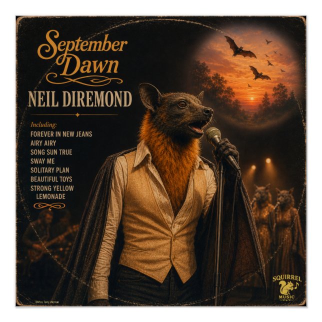 Neil Diremond Album: a Parody Poster (Front)