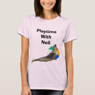 Neil The Seal With Beach Ball T-Shirt