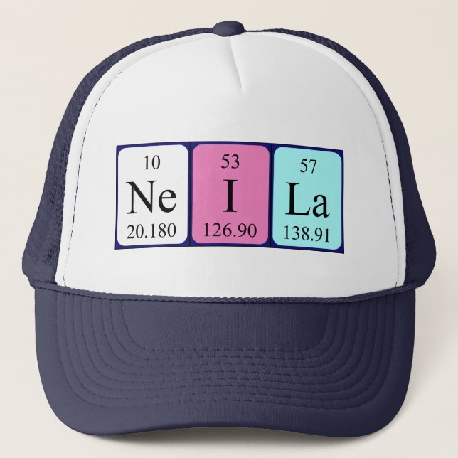 Neila periodic table name hat (Front)