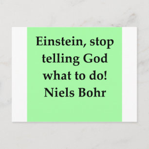 neils bohr quotation postcard